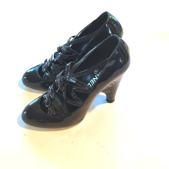 CHANEL quilted Mary Jane leather heels vintage 2007 collection - Picture 10 of 10